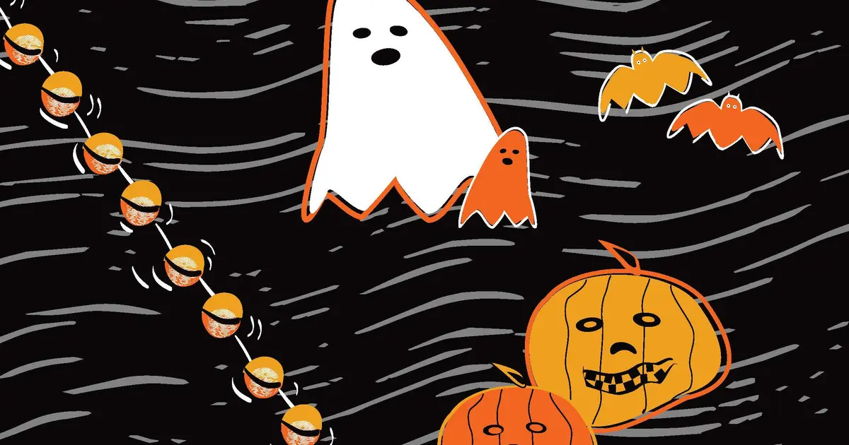 Animation Halloween en piscine