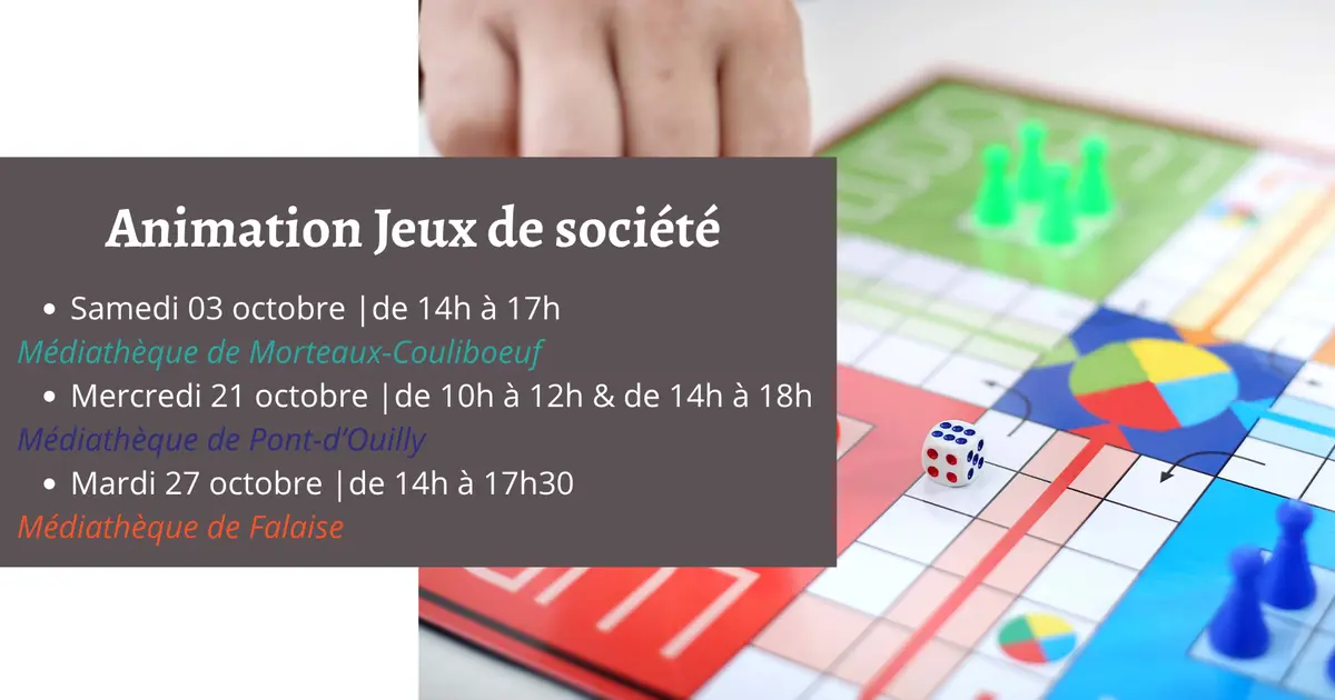 Animation jeux de société