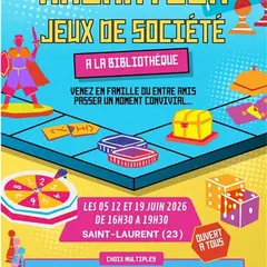 Animation : jeux de société