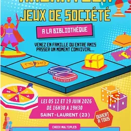Animation : jeux de société