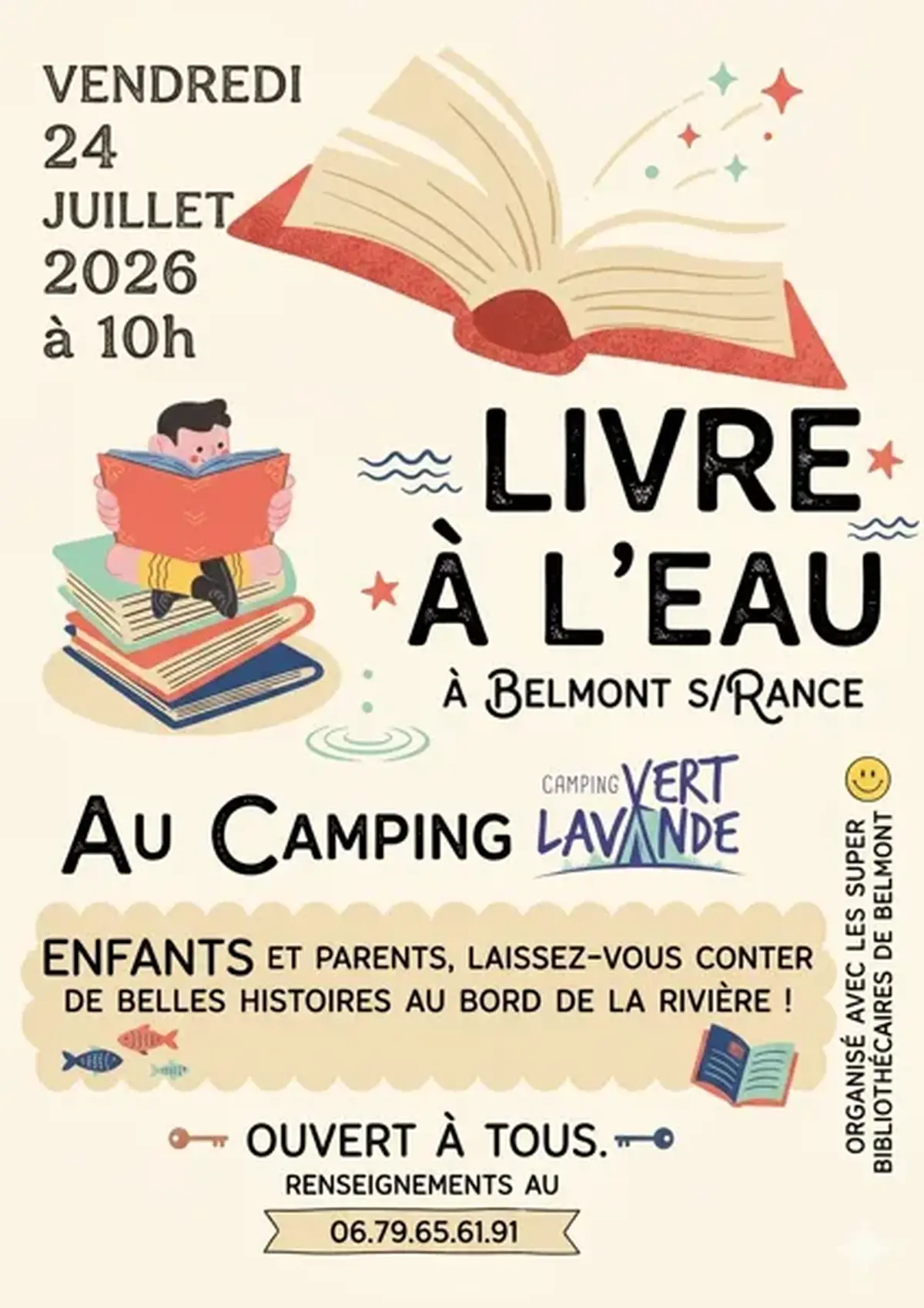 Animation Livre à L'eau