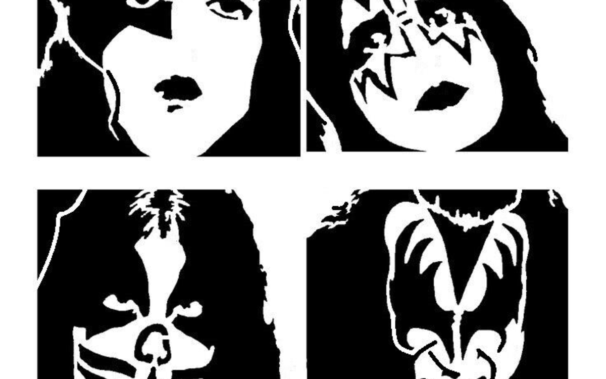 animation make-up de rock stars