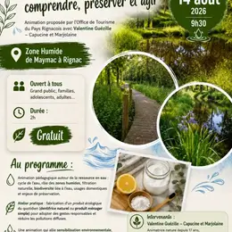 Animation Nature : Les secrets de l'eau, comprendre, préserver et agir