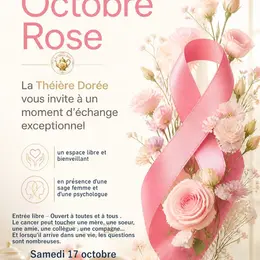 Animation Octobre Rose - La Théière Dorée