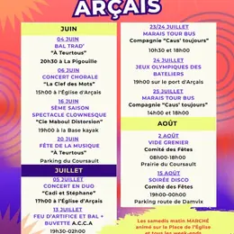 Animation saison estivale à Arçais