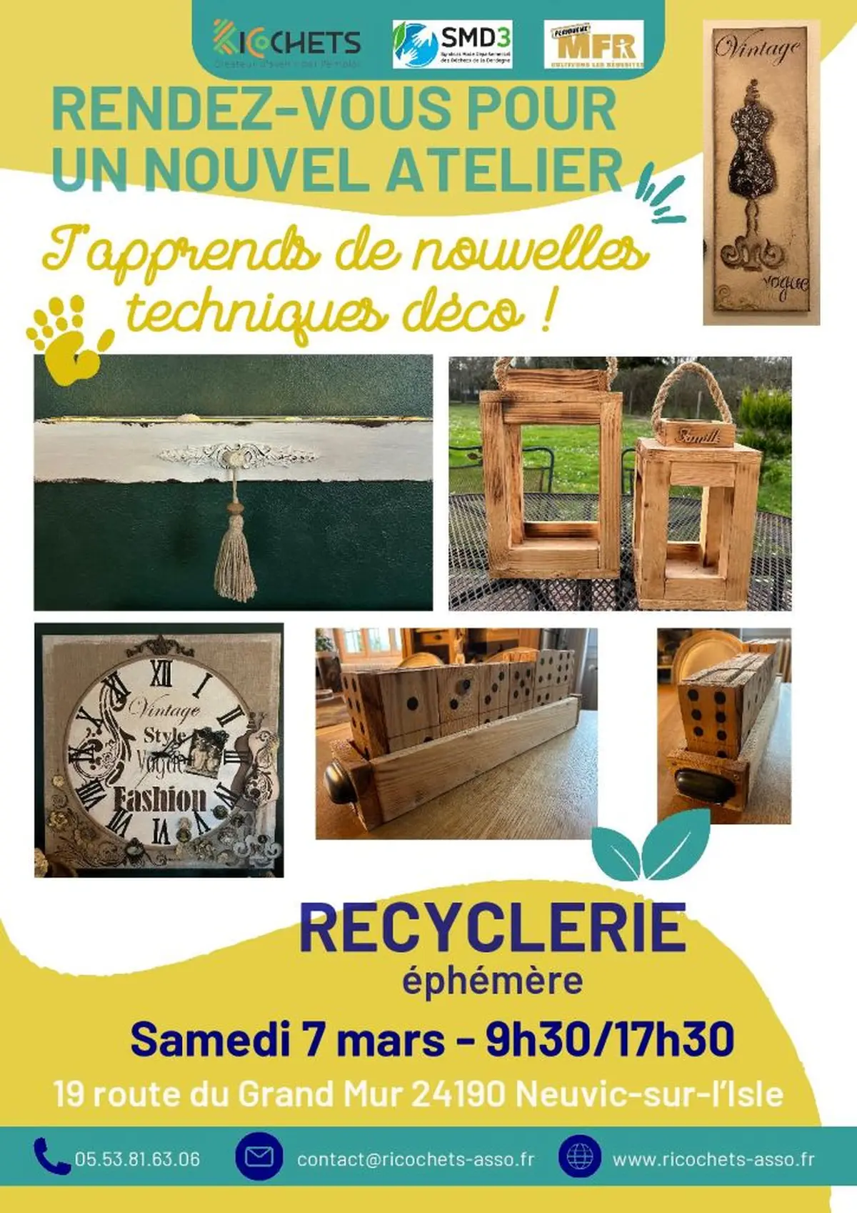 Animations à la recyclerie éphémère