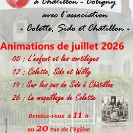 Animations autour de Colette