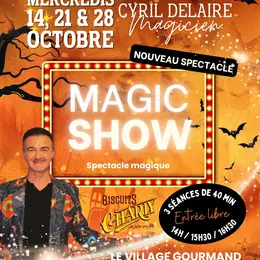 Animations d'Halloween  Magic Show chez Biscuits Charly