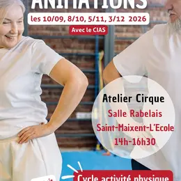 ANIMATIONS + de 60 ans : Atelier cirque