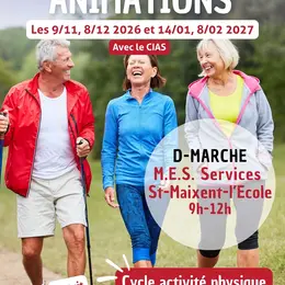 ANIMATIONS + de 60 ans : Atelier D-Marche
