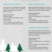 Animations de Noël dans les Musées