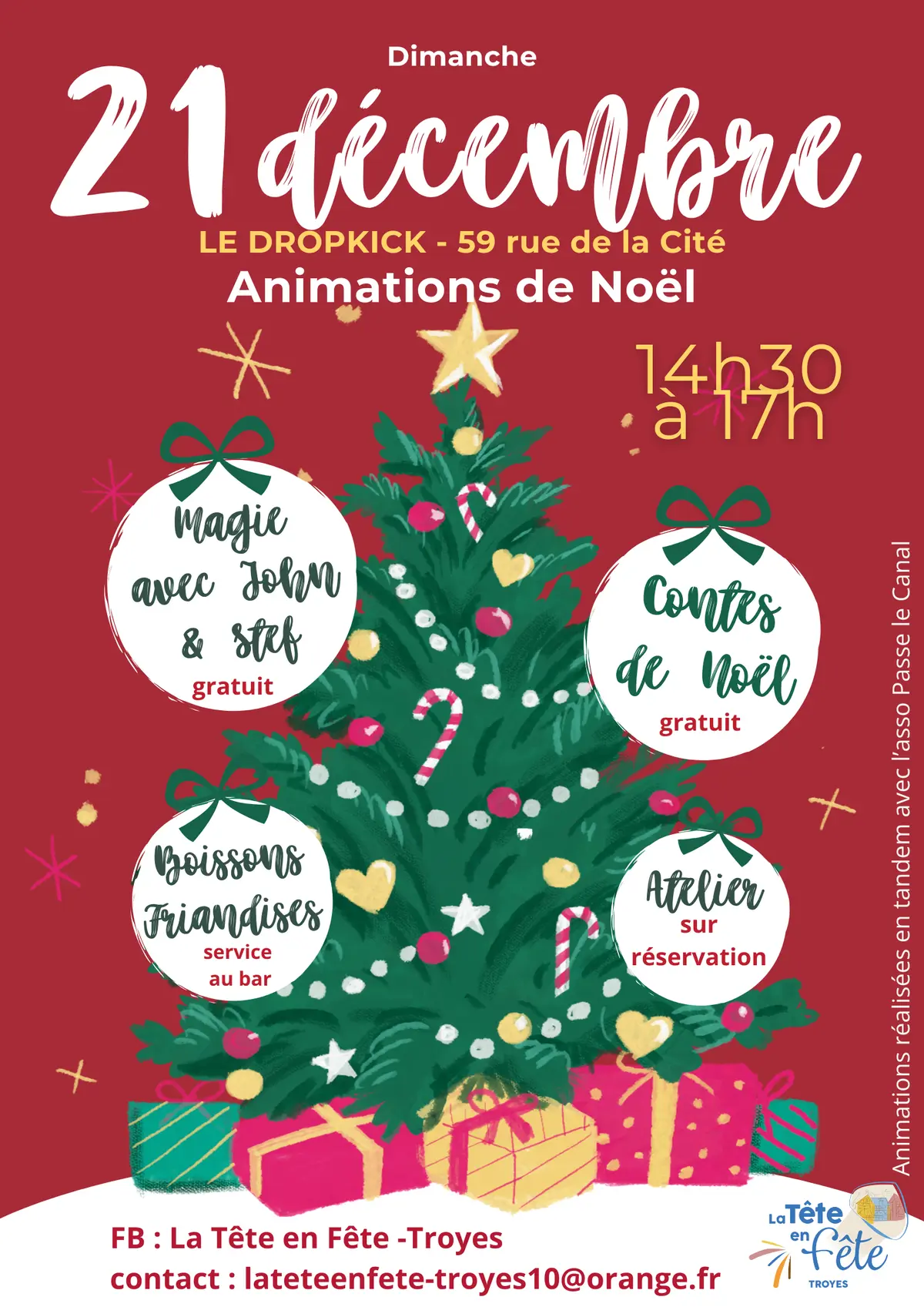 Animations de Noël - La Tête en Fête