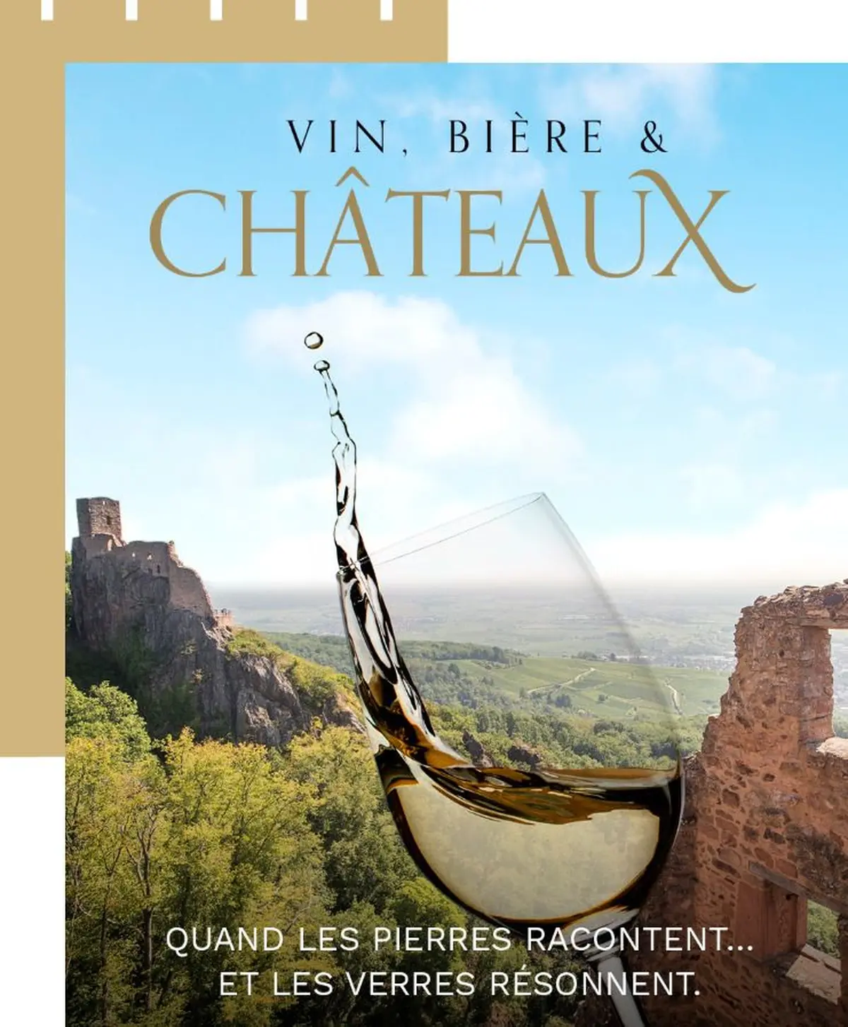 Animations médiévales autour du vin et de la bière dans les châteaux du Rhin Supérieur