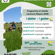 Animations nature en famille chez M.A Nature