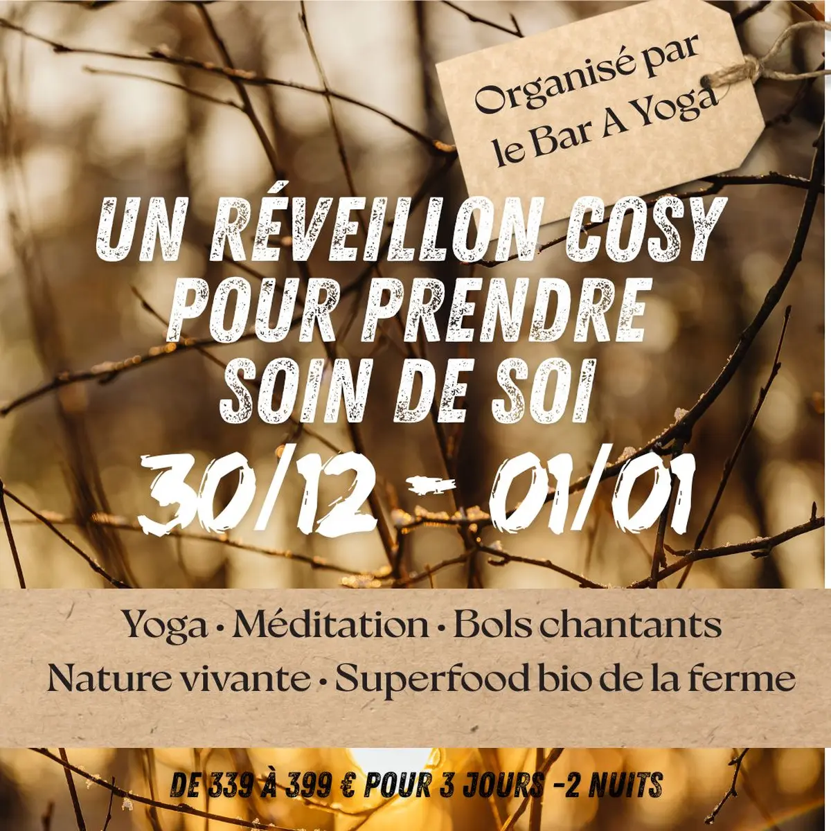 Animations réveillon bien-être