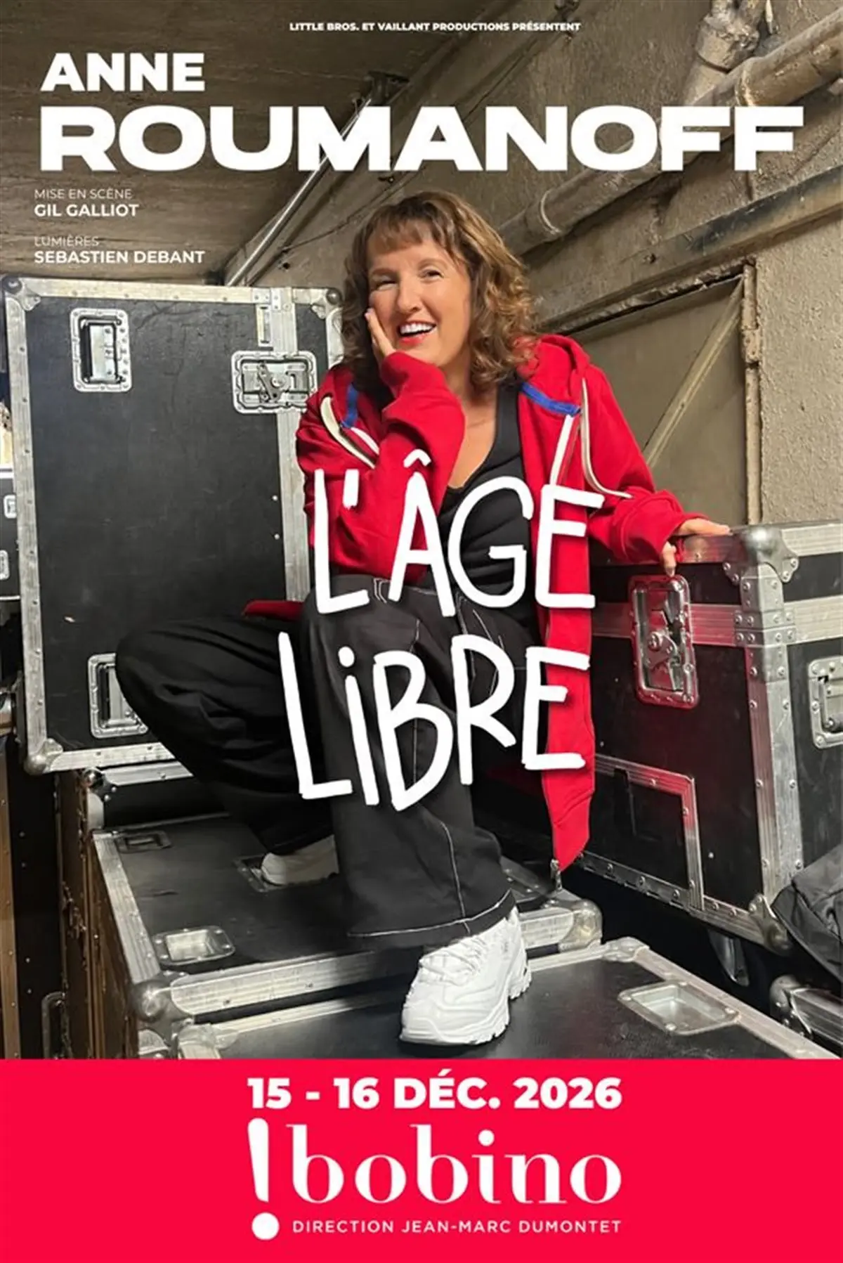 Anne Roumanoff dans L'âge Libre