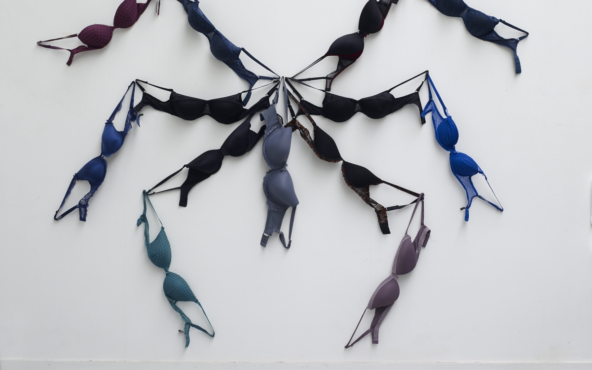 13 soutiens gorge, oeuvre d'Annette Messager (2015)