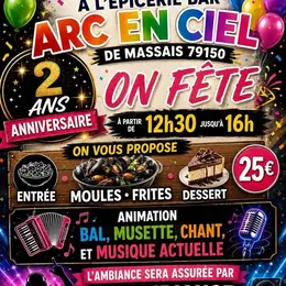Anniversaire 2ans de l'Arc en Ciel animé par DJ FABRICE