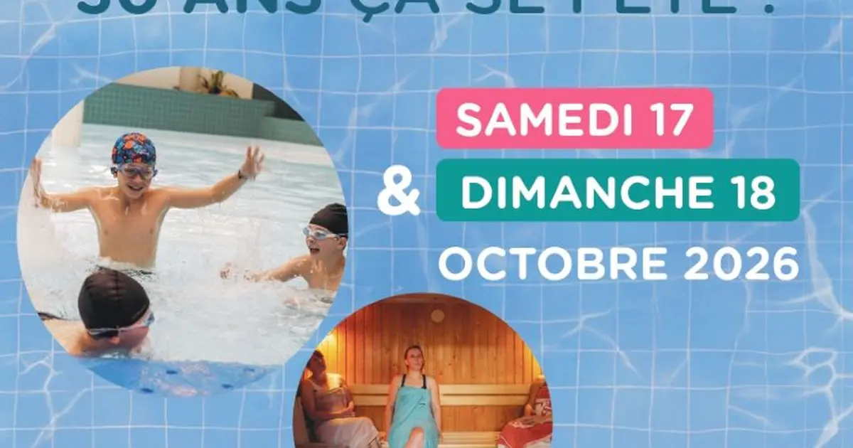 Anniversaire du centre aquatique : 30 ans ça se fête !