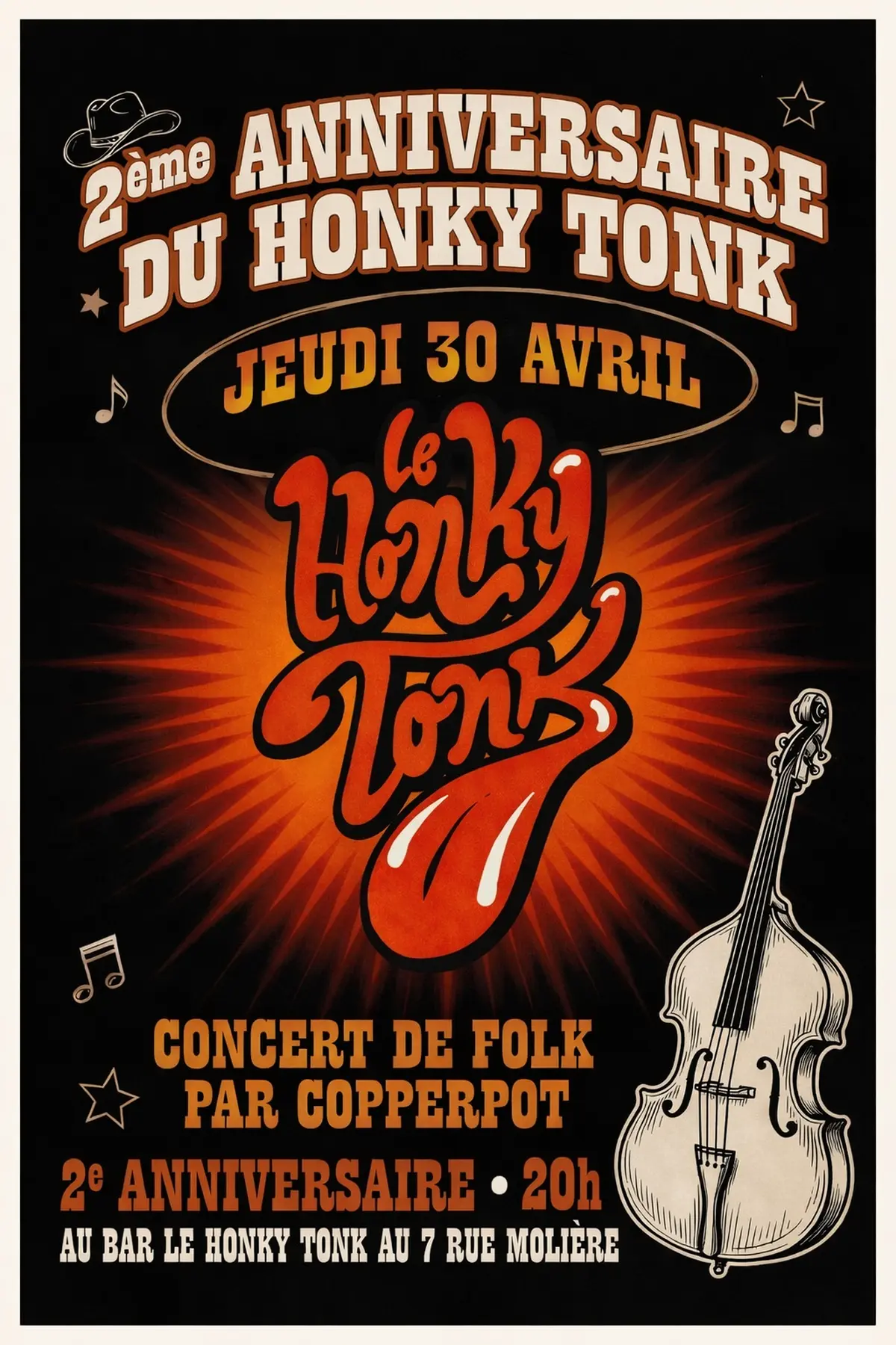 Anniversaire du Honky tonk