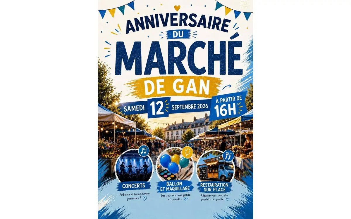 Anniversaire du Marché de Gan