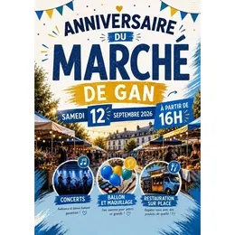 Anniversaire du Marché de Gan