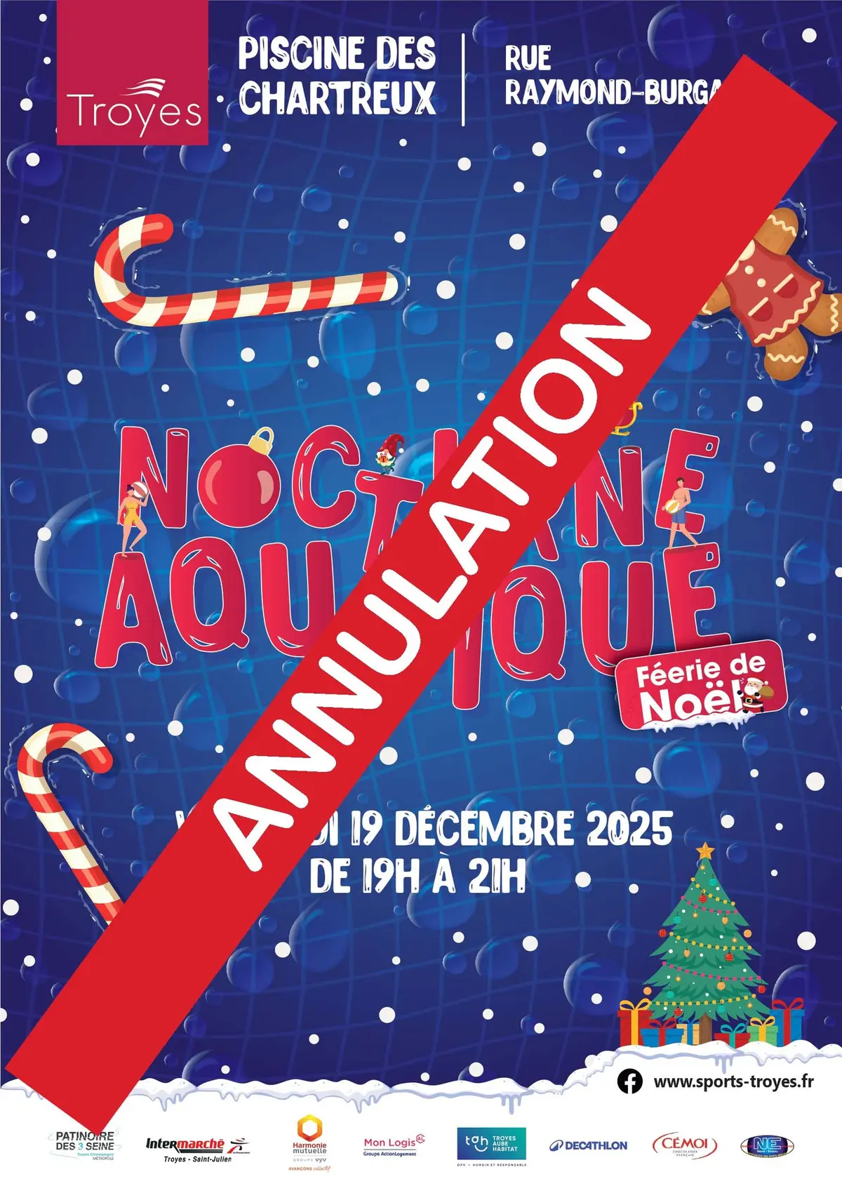 Annulation : Nocturne aquatique Féérie de Noël
