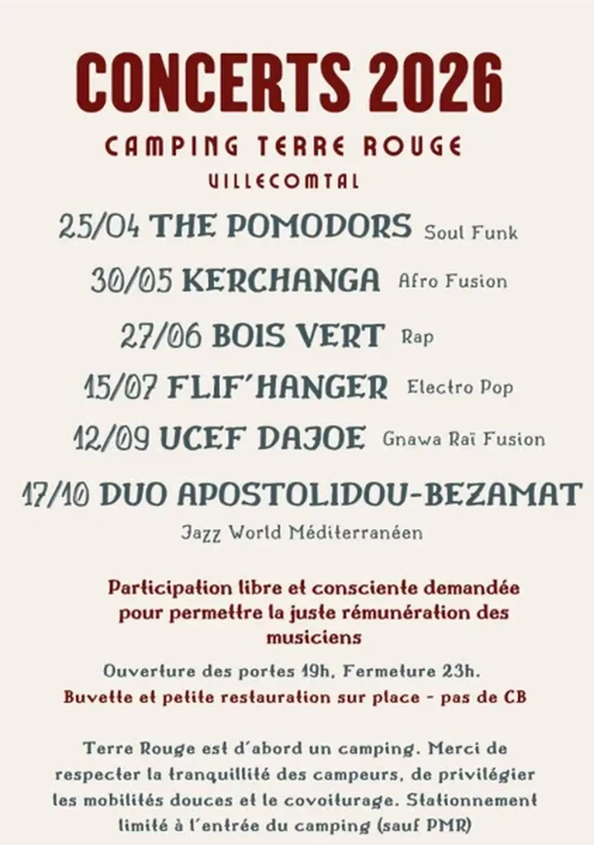 ANNULÉ - Concert Flif'Hanger