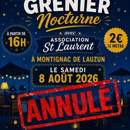 ANNULÉ - Vide-greniers nocturne