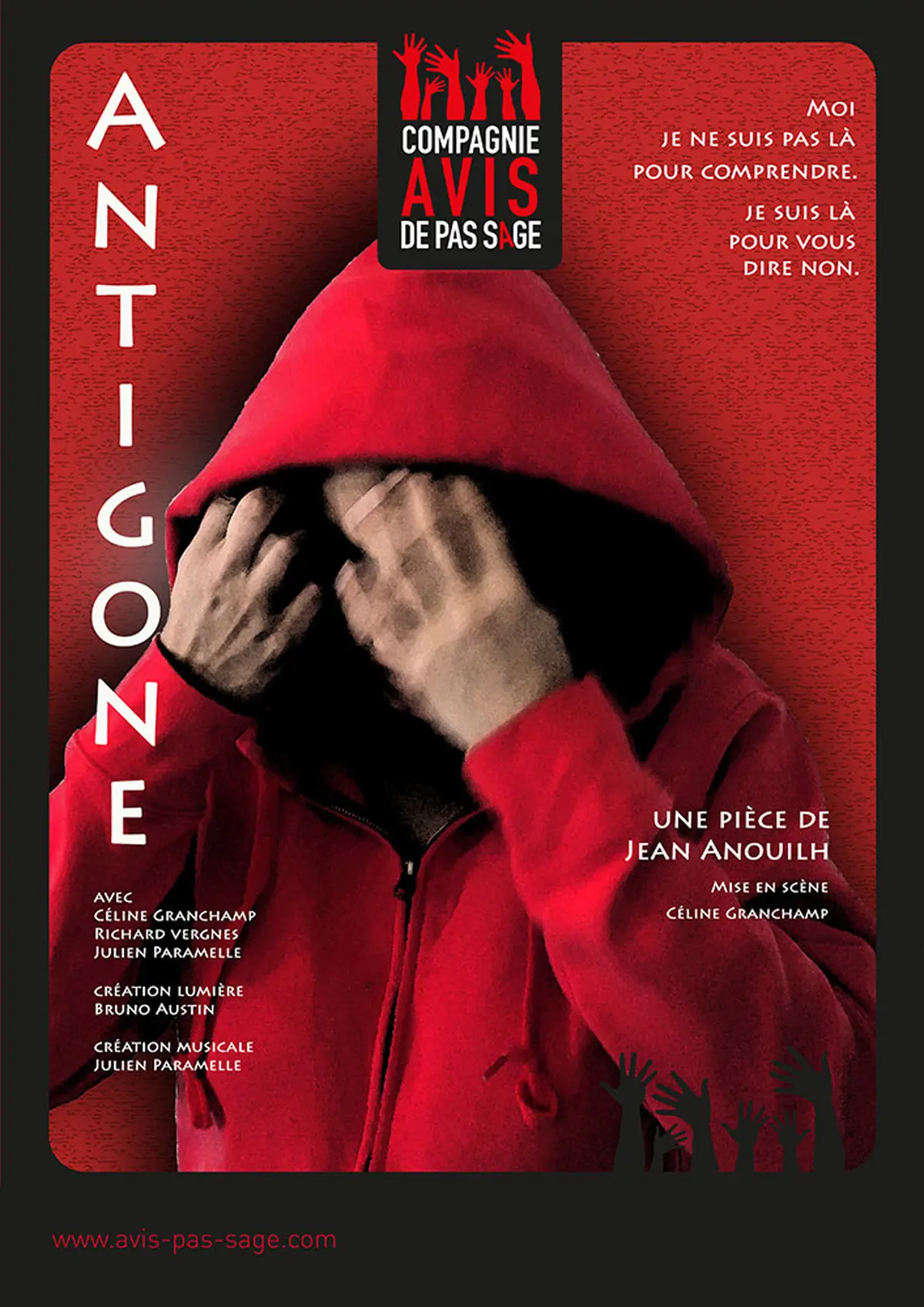 Antigone D'Après Jean Anouilh Par La Cie Avis De Pas Sage