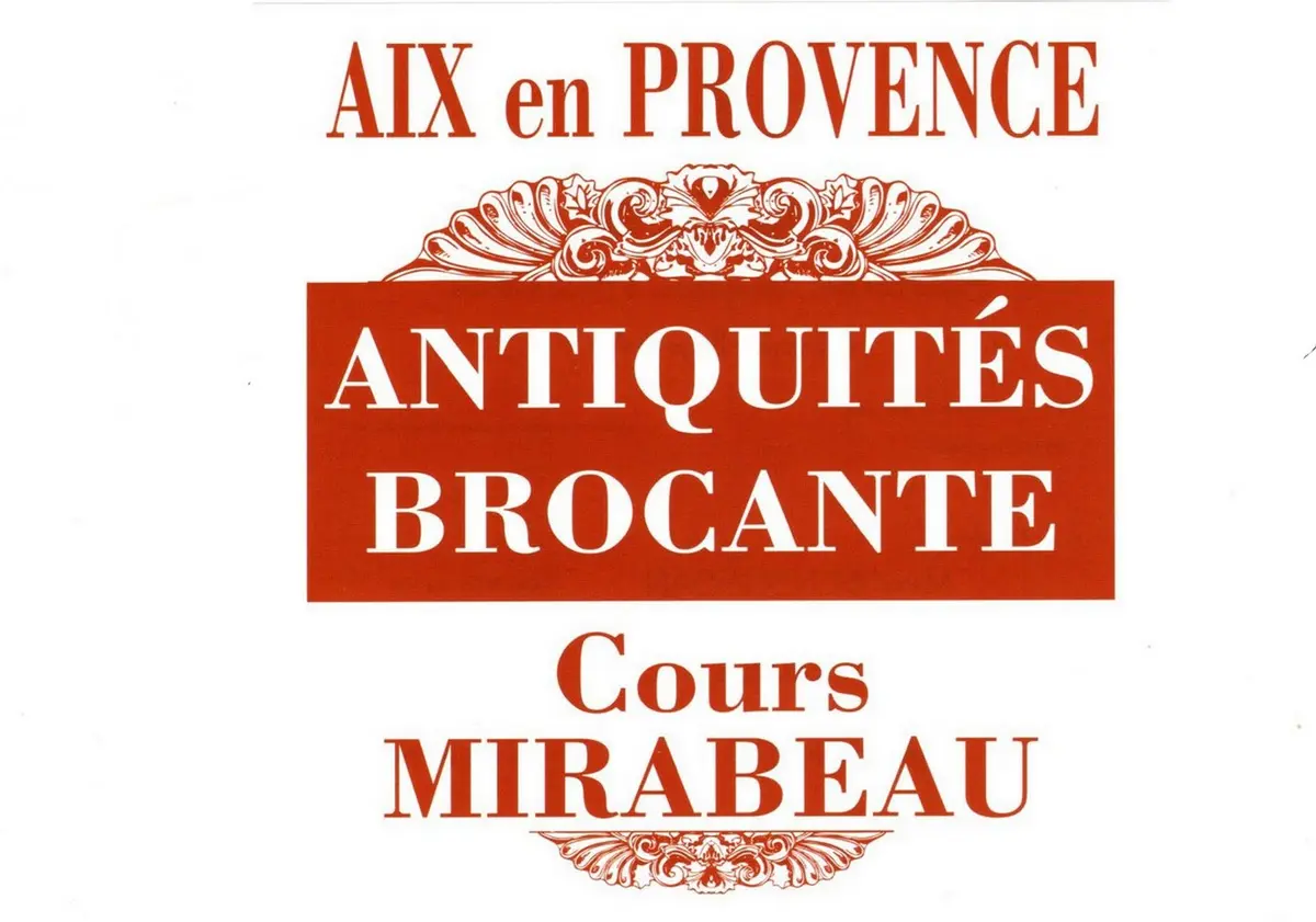 Antiquités et brocantes sur le cours Mirabeau