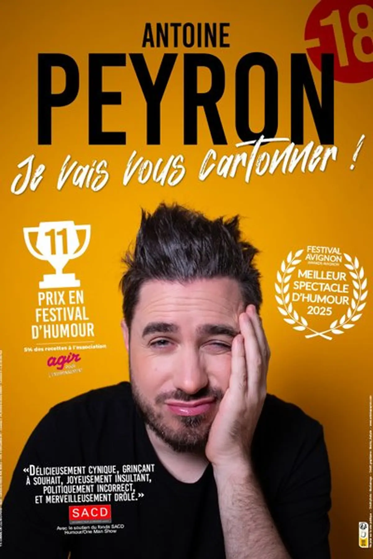 Antoine Peyron dans Je vais vous cartonner !