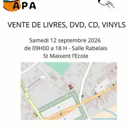 APA vente de livres, DVD, CD , Vinyls