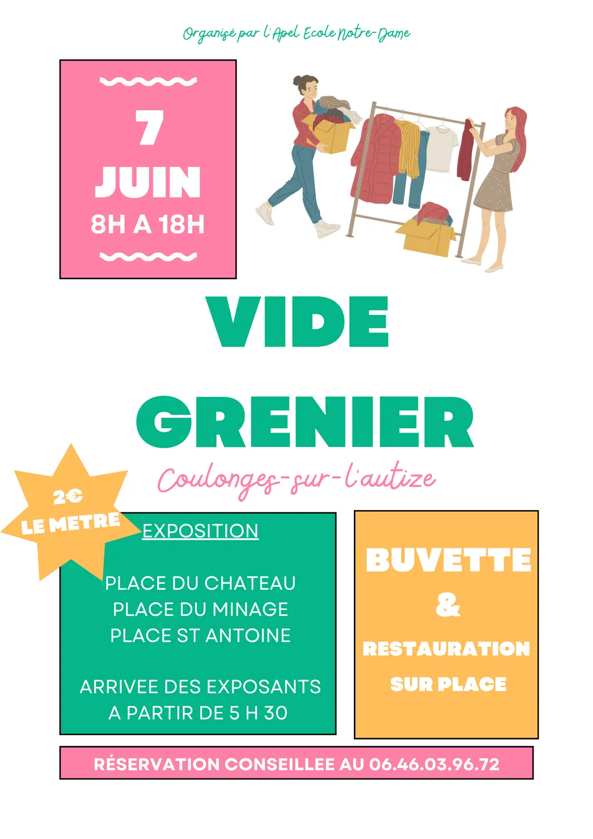Apel Notre-Dame : Vide grenier
