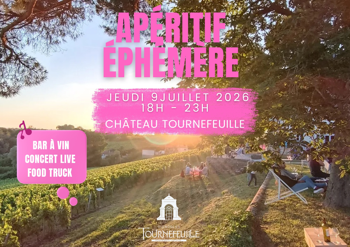 Apéritif éphémère au Château Tournefeuille