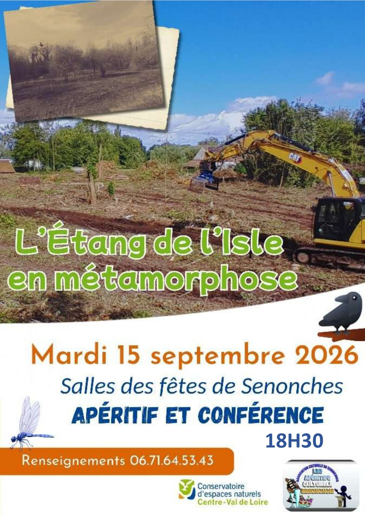 Apéritif & Conférence - L'étang de l'Isle en métamorphose
