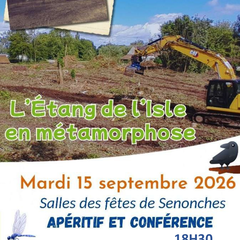 Apéritif & Conférence - L'étang de l'Isle en métamorphose