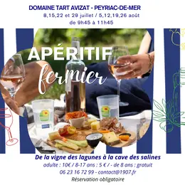 Apéritif Fermier : De La Vigne Des Lagunes à La Cave Des Salines