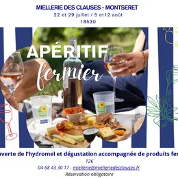 Apéritif Fermier : Découverte De L’hydromel Et Dégustation Accompagnée De Produits Fermiers