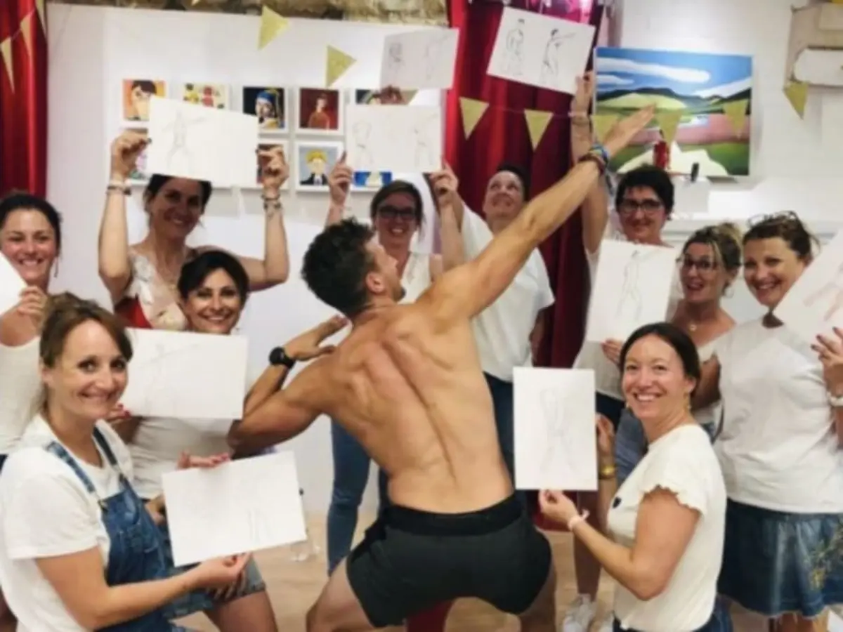 Ap&eacute;ro artistique mod&egrave;le vivant &agrave; Castelnau-le-Lez (34)