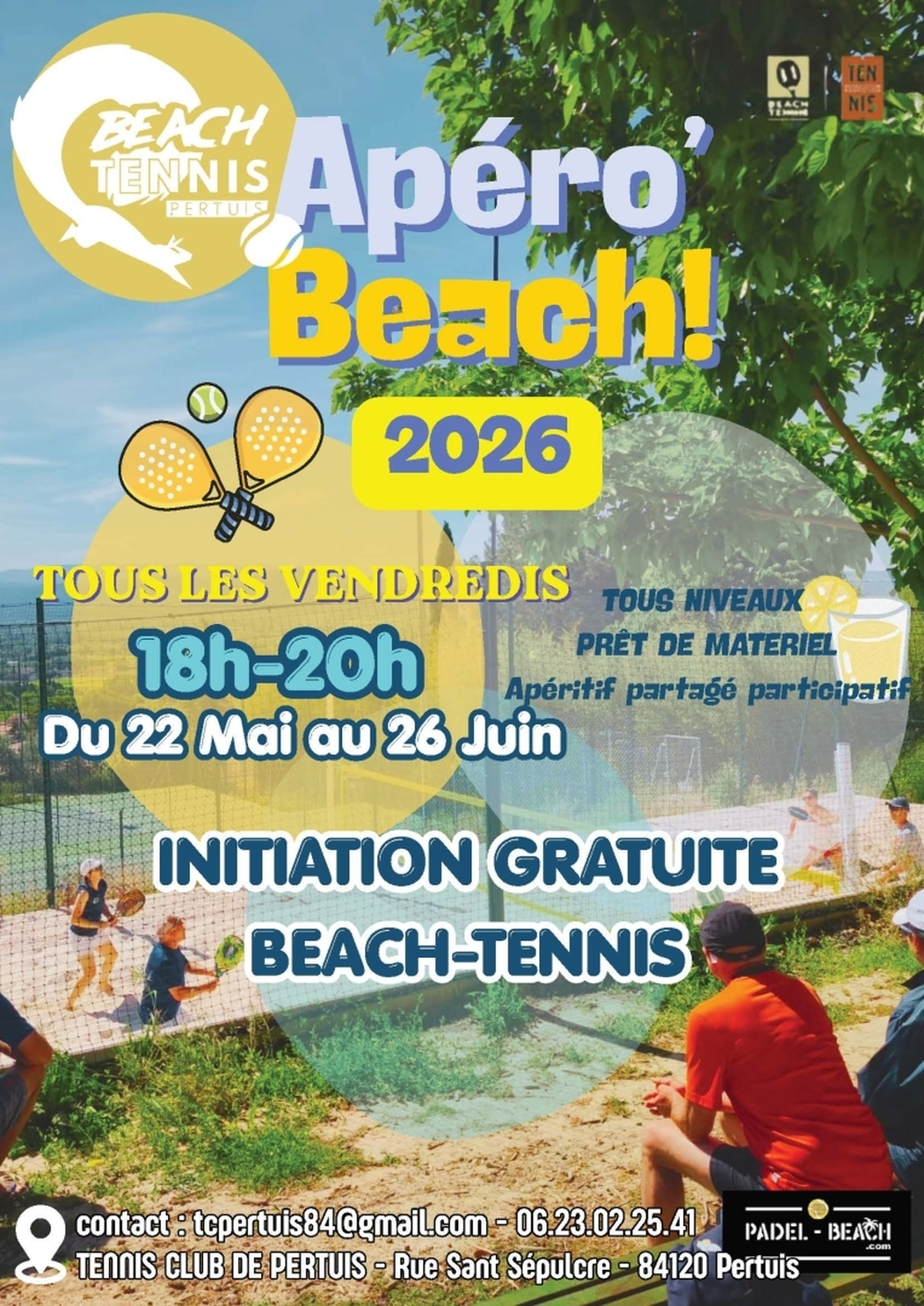 Apéro'beach 2026