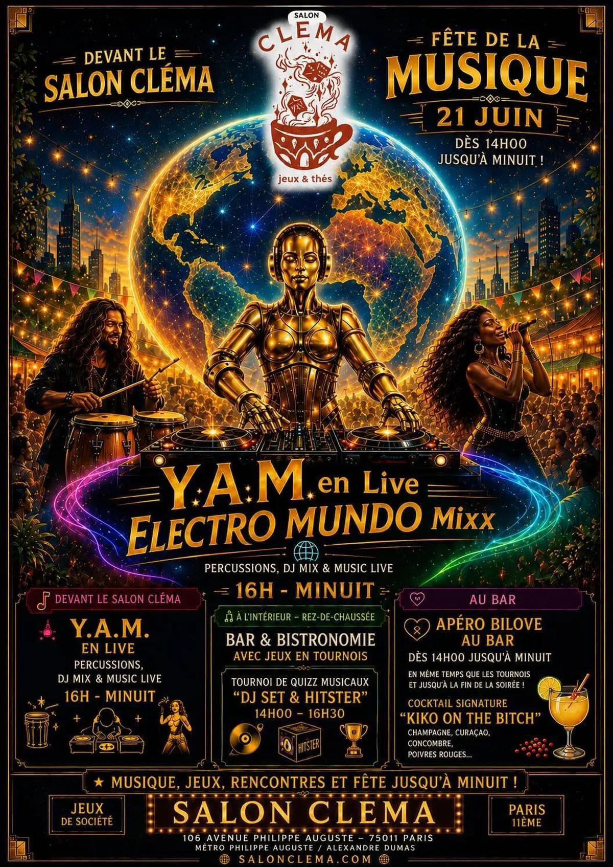 Apéro Bilove et Electro Mundo Mixx