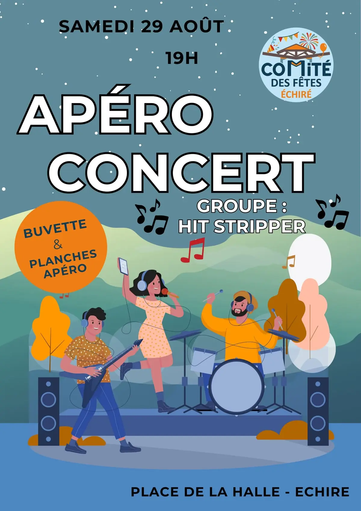 Apéro concert à Echiré