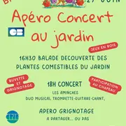 Apéro-concert au jardin