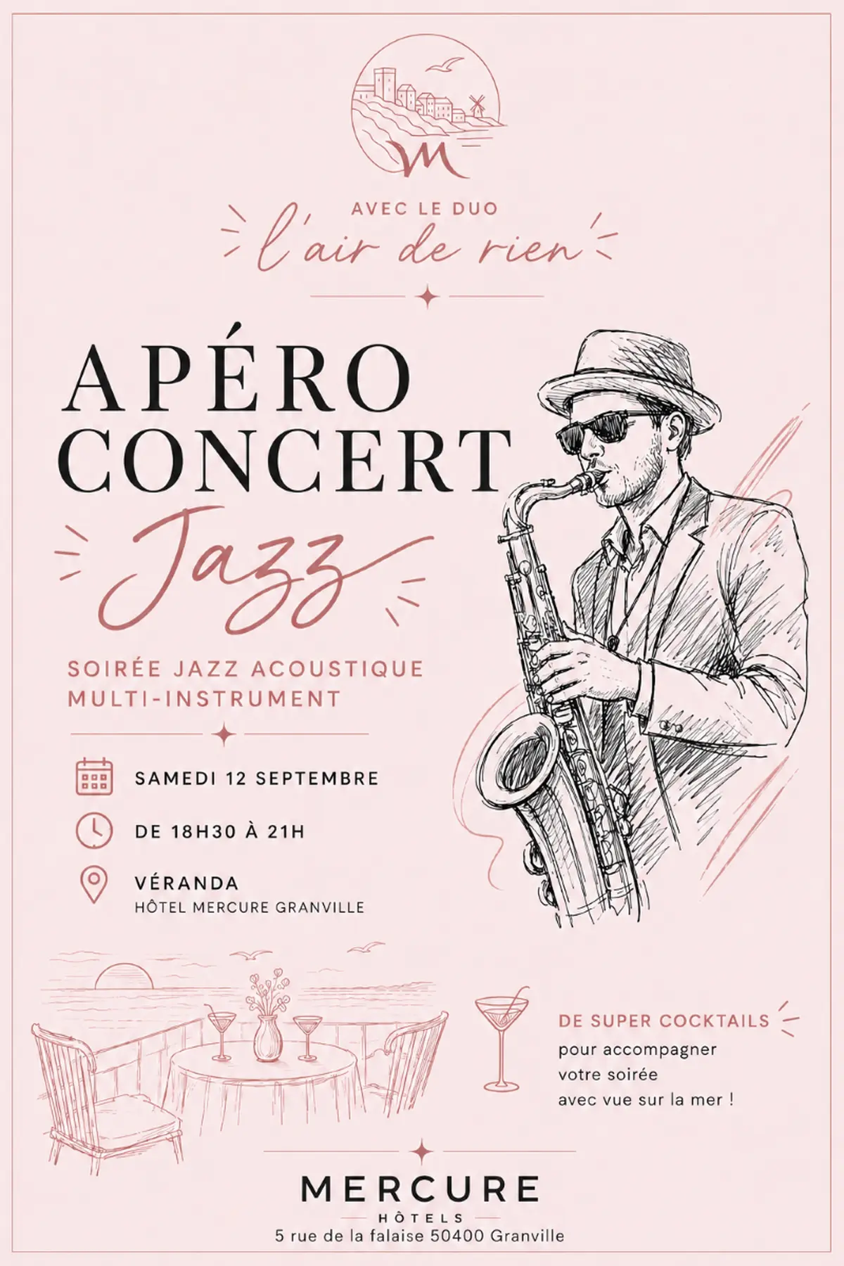Apéro concert avec L'air de Rien