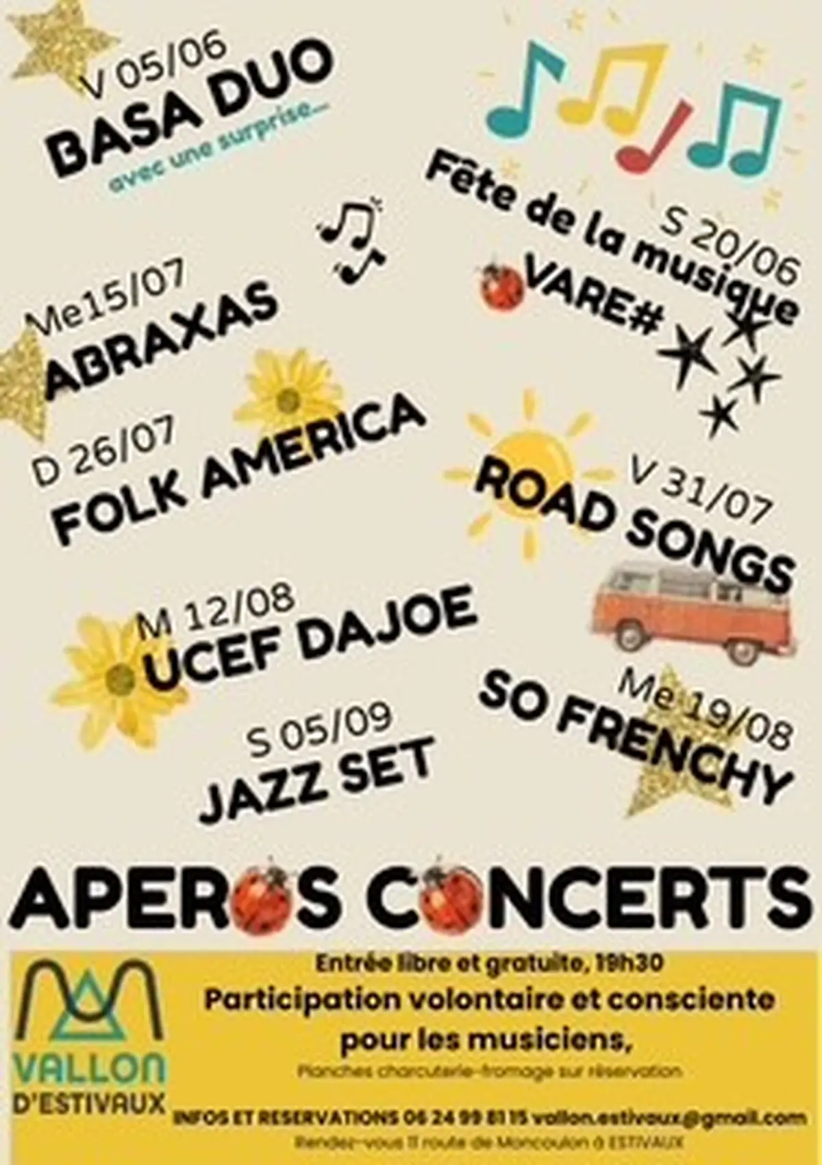 Apéro concert avec le groupe So Frenchy