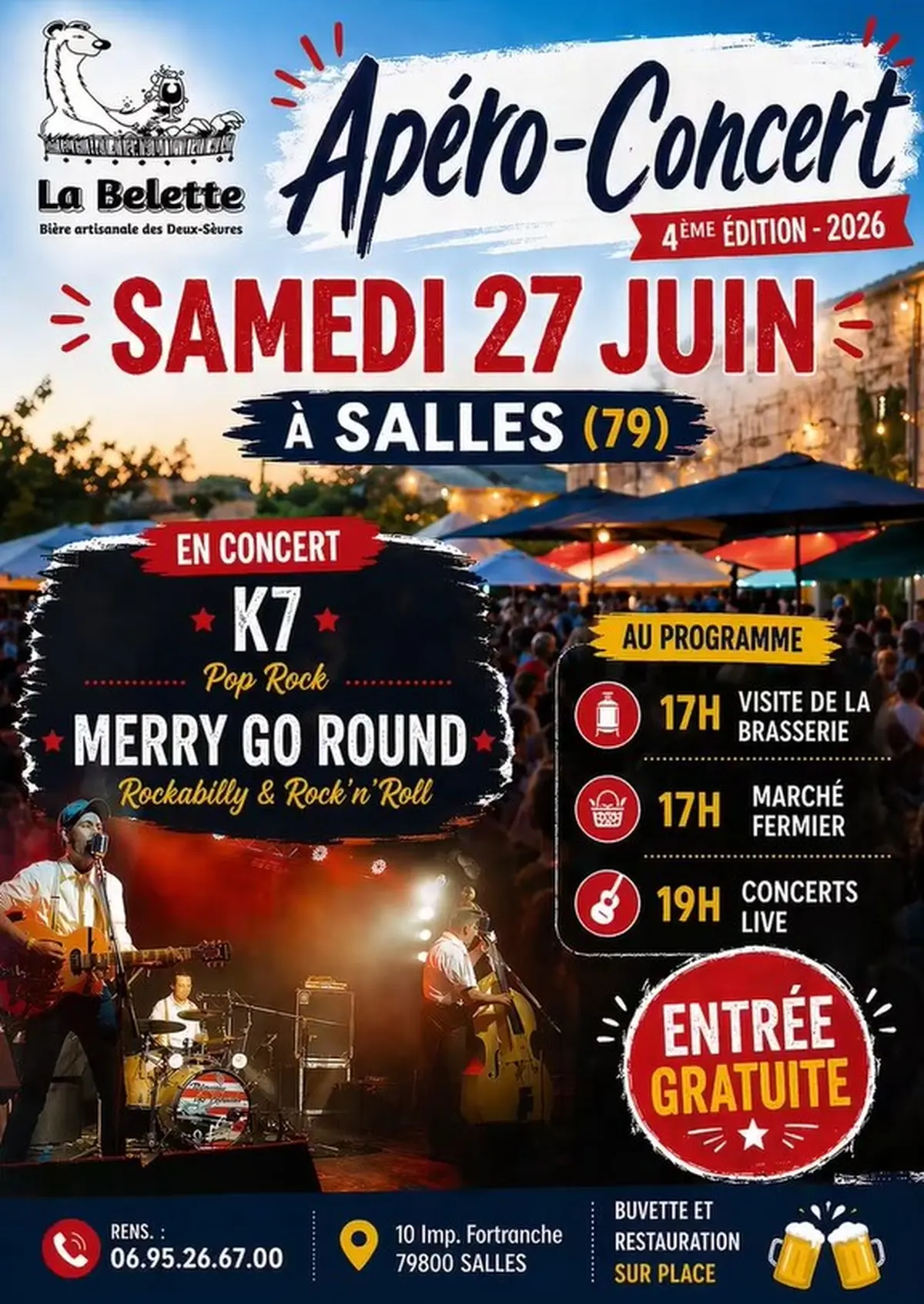 Apéro concert de la brasserie la Belette