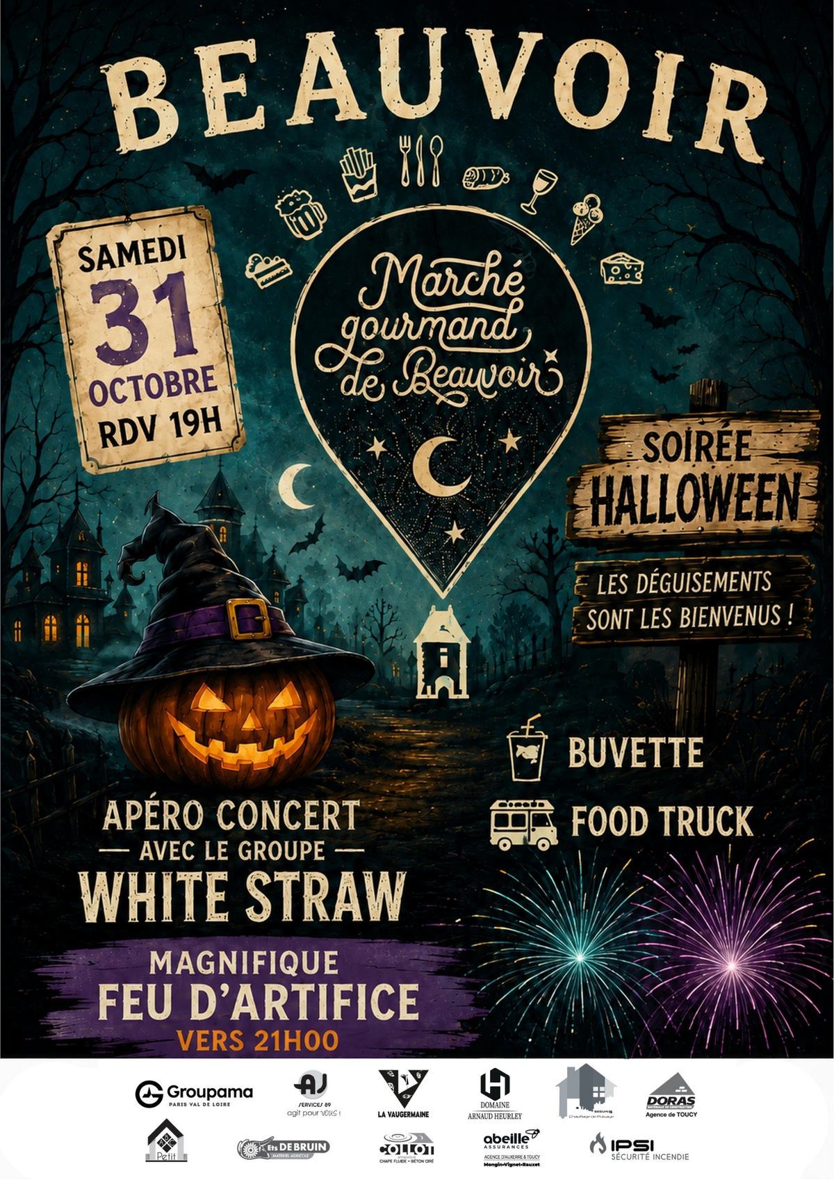 Apéro concert & feu d'artifice d'halloween