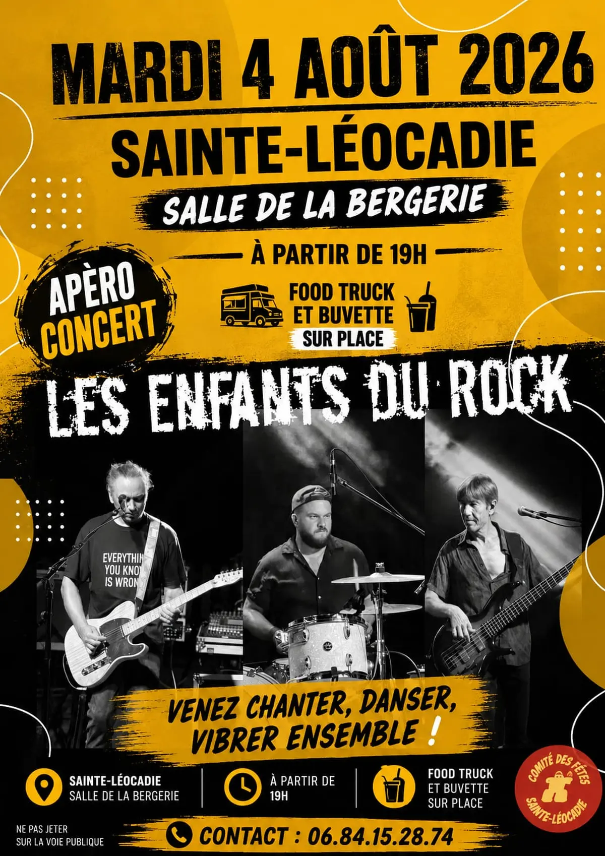 Apéro Concert Les Enfants Du Rock - Sainte-Léocadie