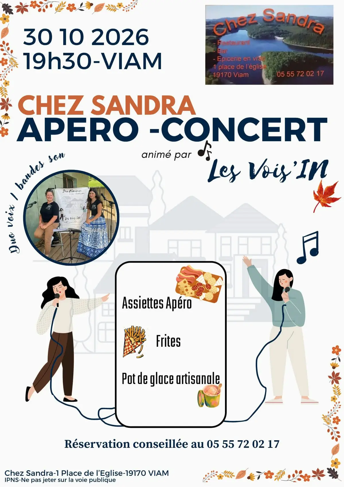 Apéro Concert Les Vois'In chez Sandra
